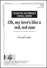 O My Loves Like a Red Red Rose SSAB choral sheet music cover